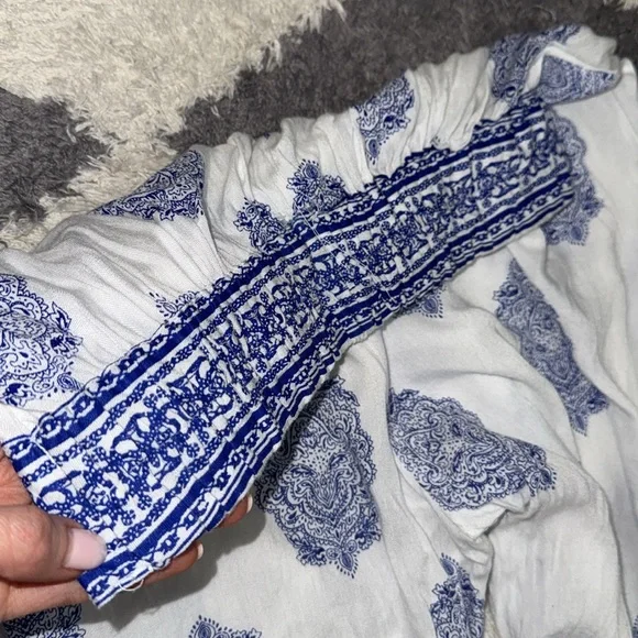 Flowy and lightweight wide leg beach cover up pants size xs - Picture 13 of 13